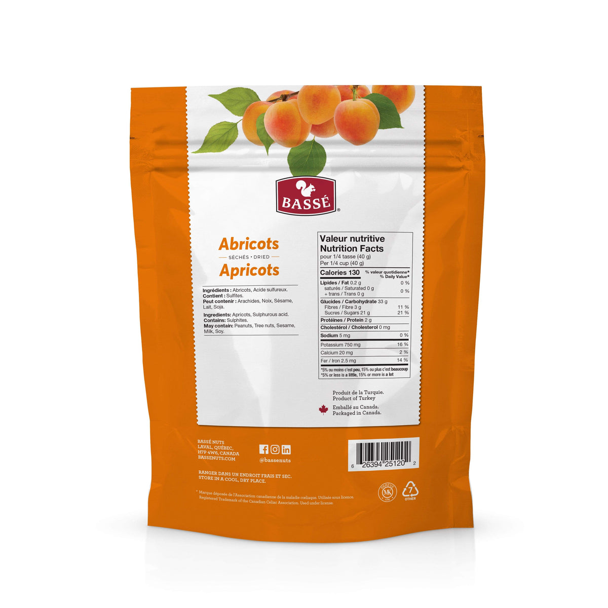 Abricots secs - Click en CoteLub