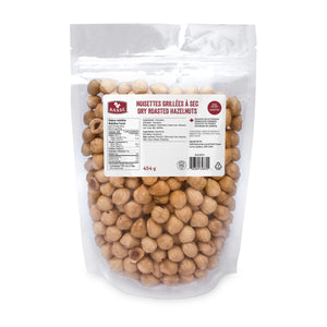 Dry Roasted Hazelnuts - Unsalted (454g) - Bassé Nuts