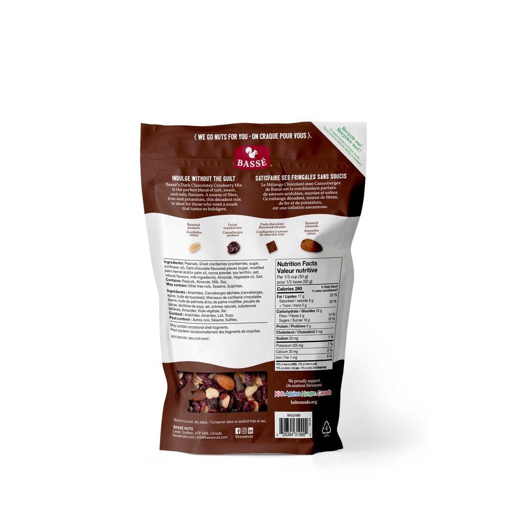 Mélange Chocolaté avec Canneberges