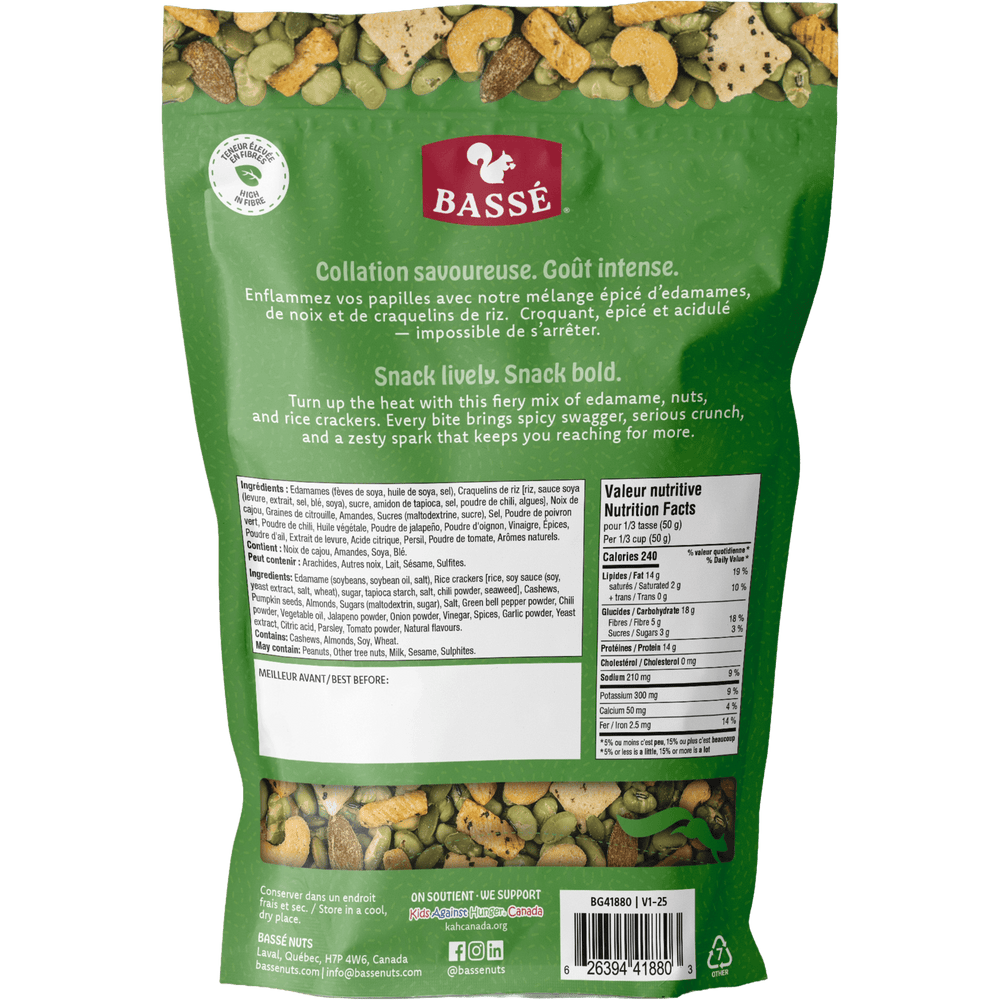 Spicy Edamame Mix – Bassé Nuts