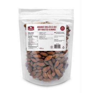 Dry Roasted Almonds - Unsalted (454g) - Bassé Nuts