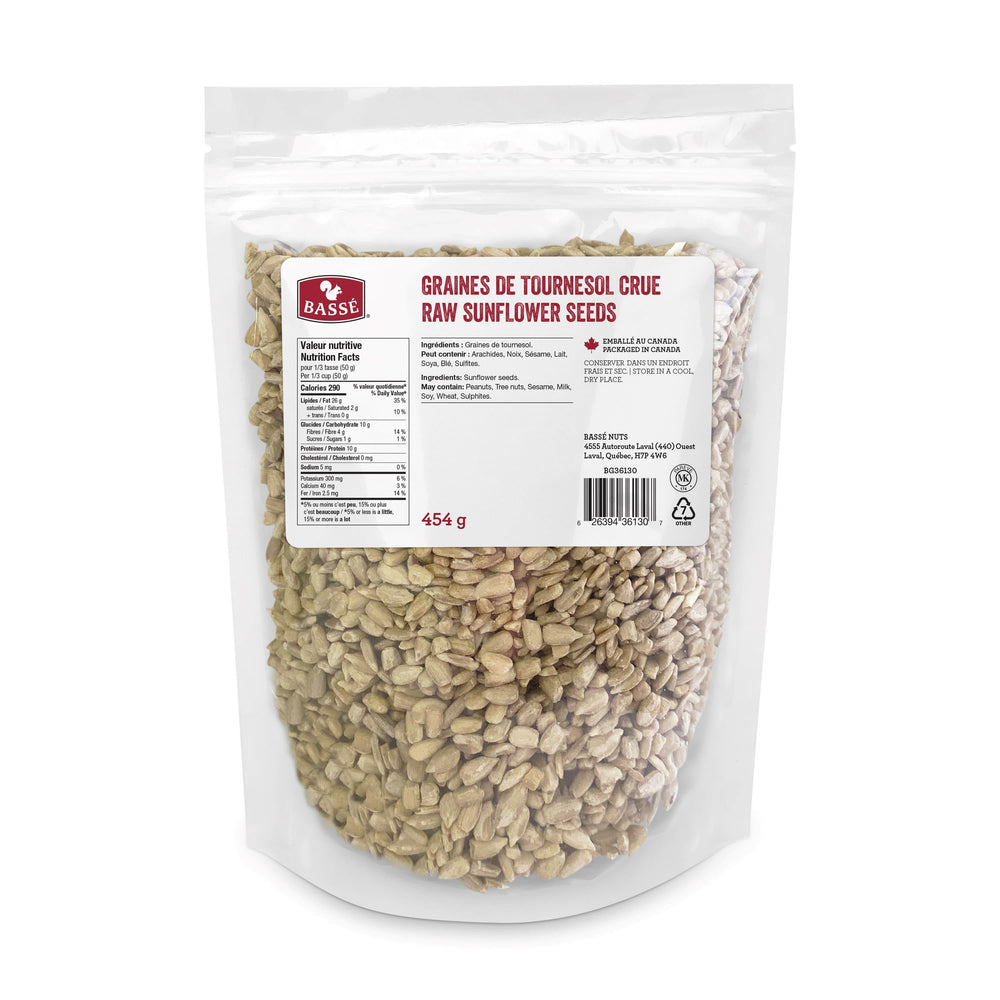 Raw Sunflower Seeds (454g) - Bassé Nuts