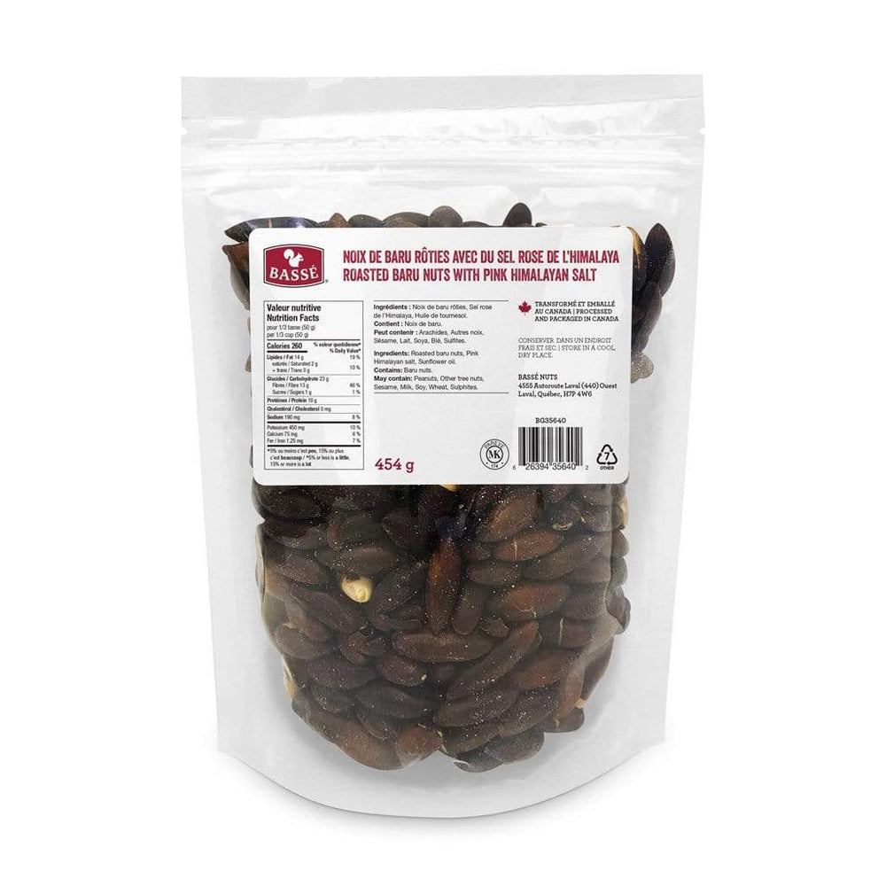 Roasted Baru Nuts with Pink Himalayan Salt (454g) - Bassé Nuts