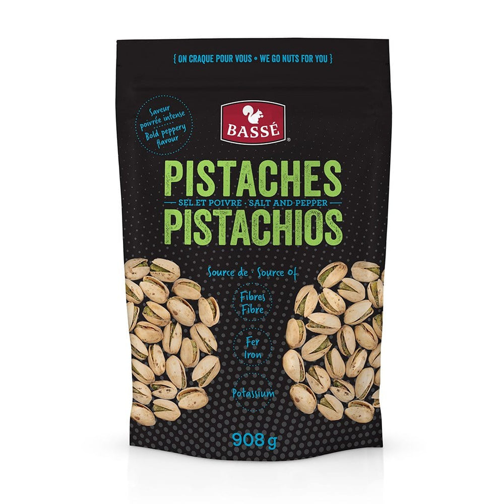 Salt and Pepper Pistachios - Bassé Nuts