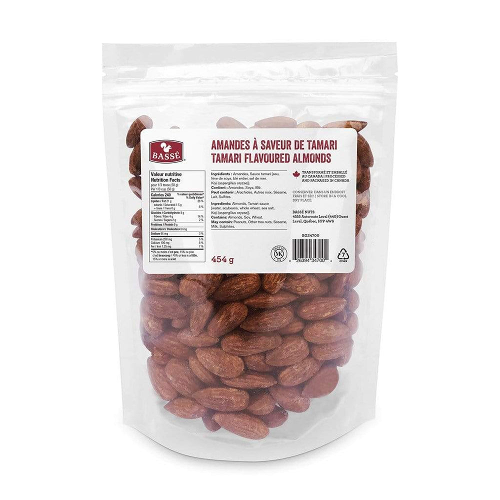 Tamari Flavoured Almonds (454g) - Bassé Nuts